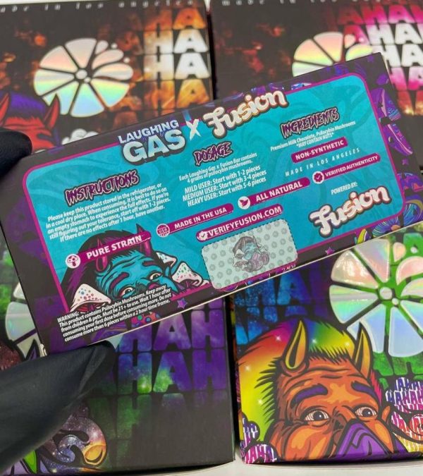 Laughing Gas Fusion Chocolate Bars